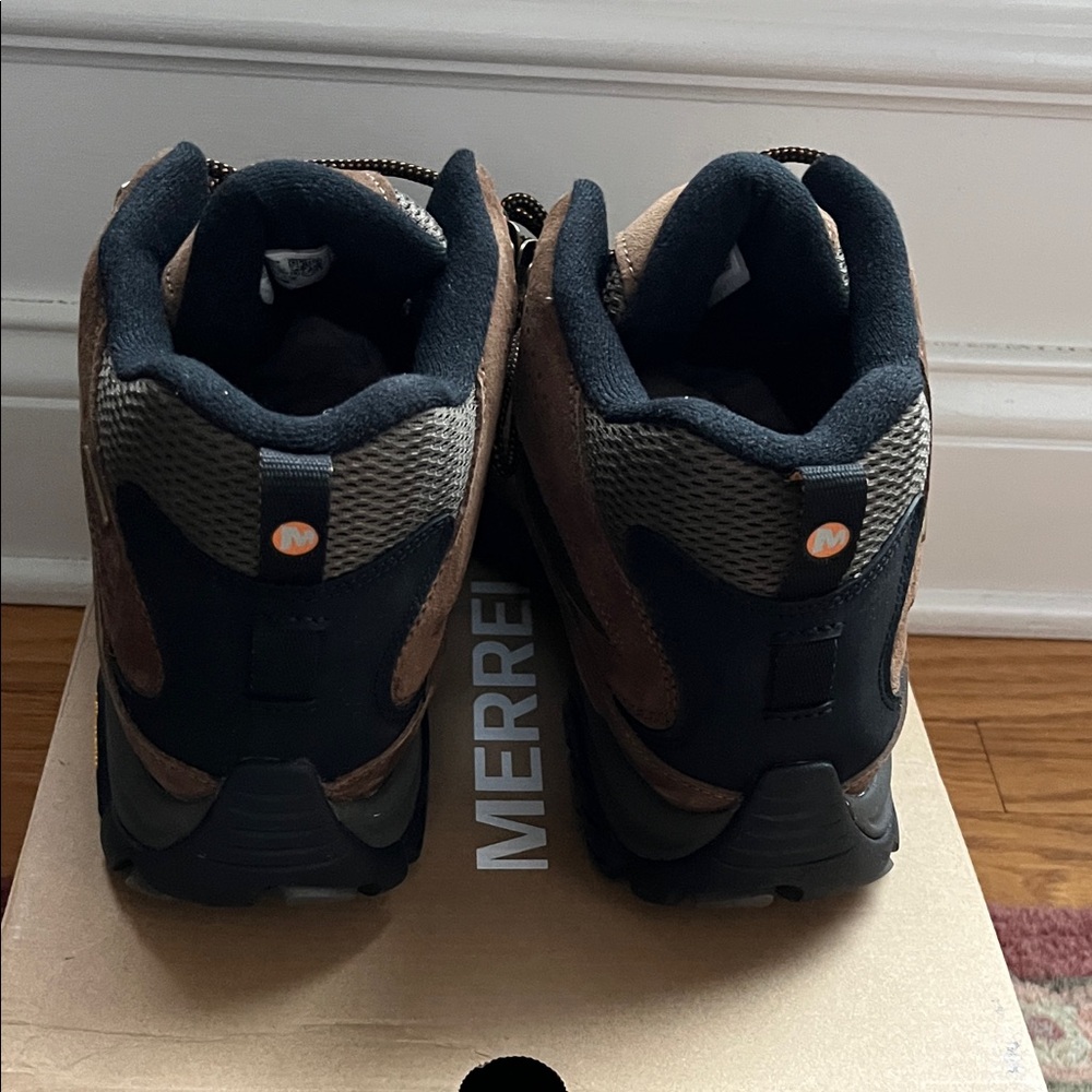 Merrell MOAB 3 Brown and Black Men's Waterproof Hiking Boot Size 12M - Picture 6 of 7